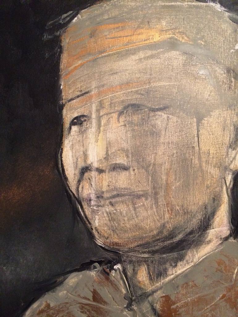 Original Modernism People Painting by Sheldon Chase