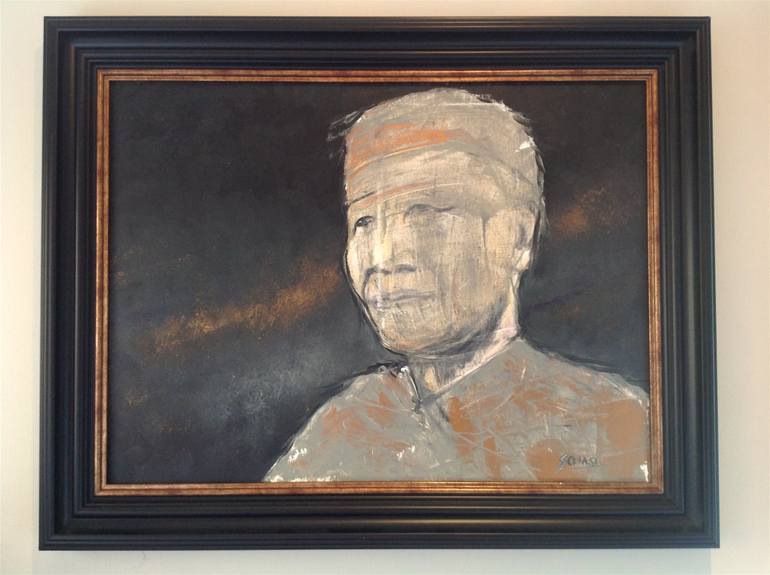 Original Modernism People Painting by Sheldon Chase
