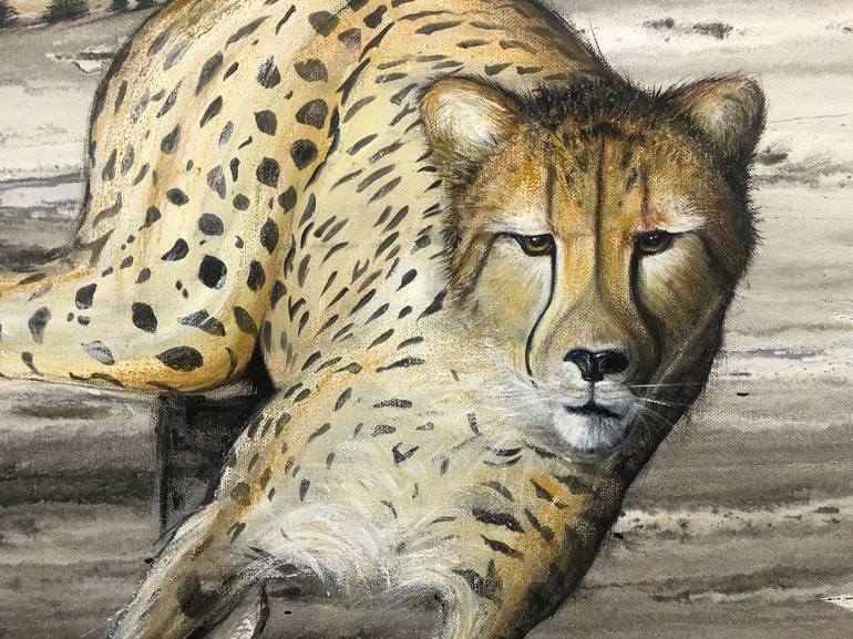 Original Expressionism Animal Painting by Sheldon Chase