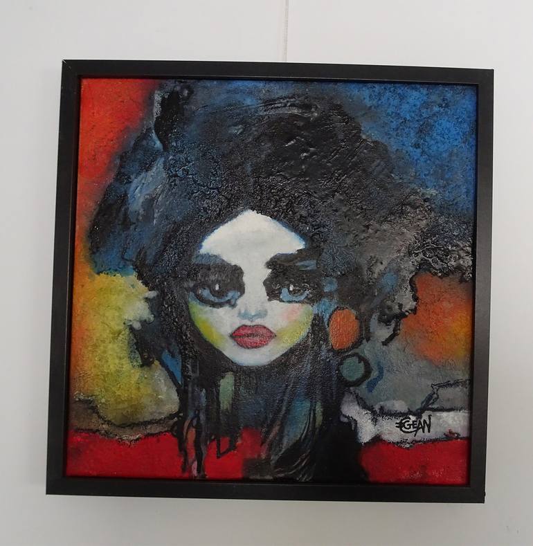 Original Contemporary Portrait Painting by Claude GEAN