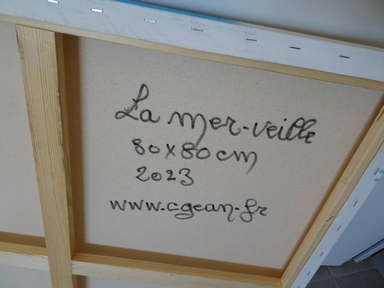 Original Abstract Painting by Claude Gean