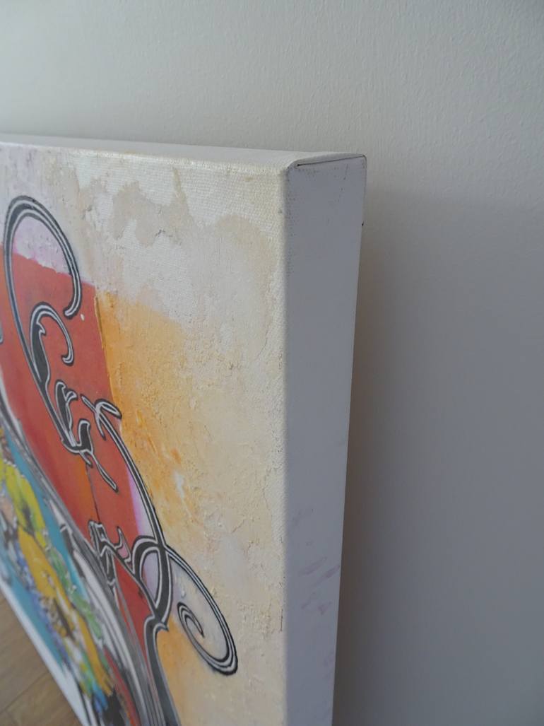 Original Abstract Painting by Claude Gean