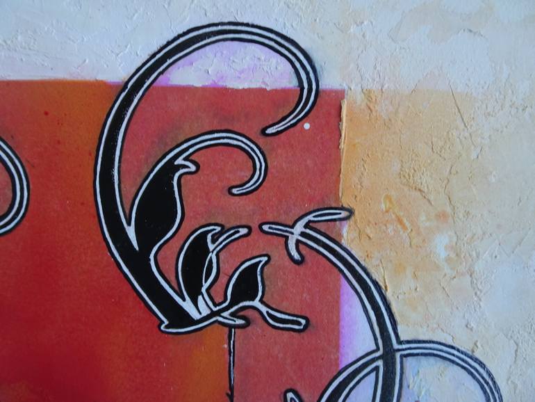 Original Abstract Painting by Claude Gean