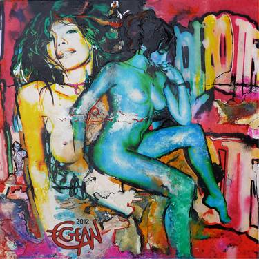 Original Nude Paintings by Claude GEAN