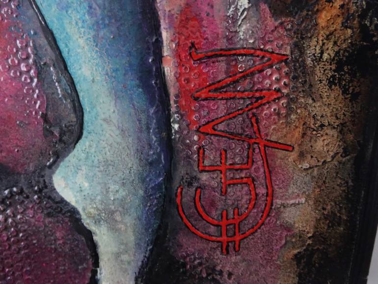 Original Expressionism Nude Painting by Claude Gean