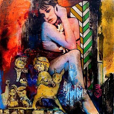 Print of Expressionism Popular culture Paintings by Claude GEAN
