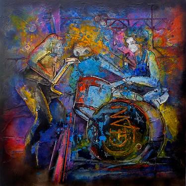 Original Expressionism Music Paintings by Claude GEAN