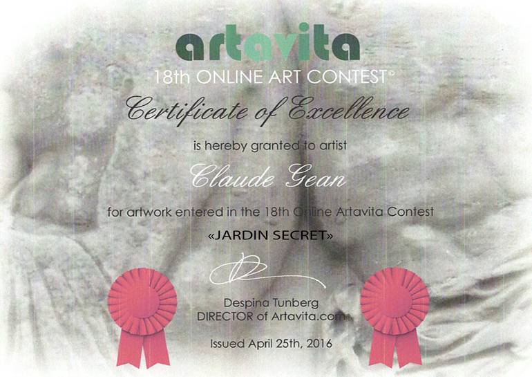 Original Expressionism Other Painting by Claude Gean