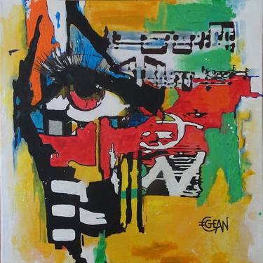 Original Abstract Expressionism Abstract Paintings by Claude GEAN