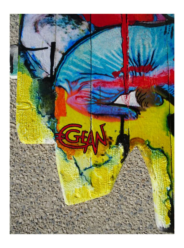 Original Expressionism Graffiti Painting by Claude Gean