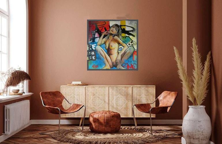 Original Expressionism Nude Painting by Claude GEAN