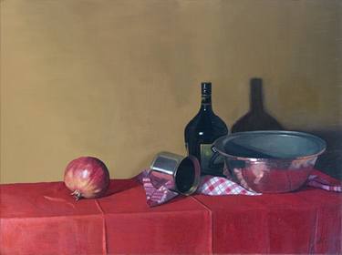 Original Realism Still Life Paintings by Renos Efesopoulos