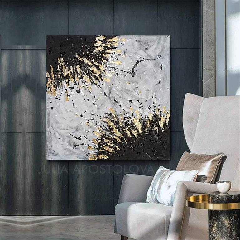 Original Abstract Painting by Julia Apostolova