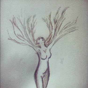 Print of Tree Drawings by Sley Karenina