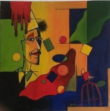 Original Cubism Abstract Paintings by Zakir Khan