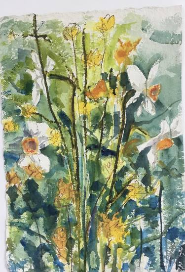 Print of Floral Paintings by Deborah Last
