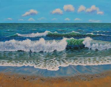 Original Seascape Painting by Sandra Francis