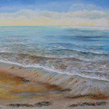 Original Impressionism Beach Paintings by Sandra Francis