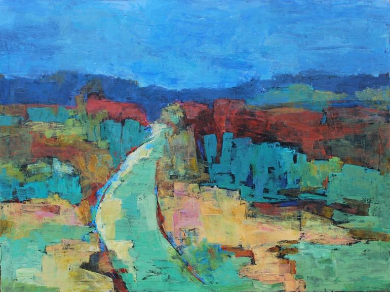 Summer Path Painting by nancy kress | Saatchi Art