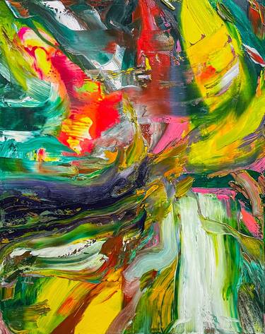 Original Abstract Paintings by Norris Yim