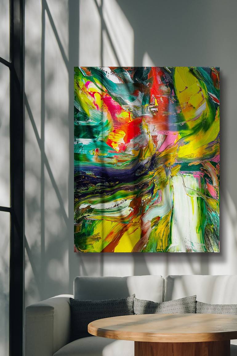 Original Abstract Painting by Norris Yim