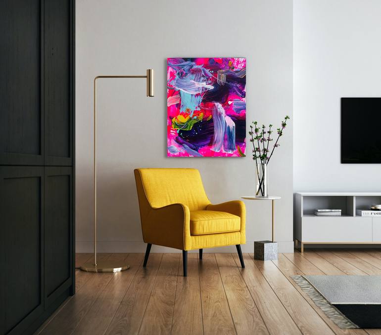 Original Abstract Painting by Norris Yim