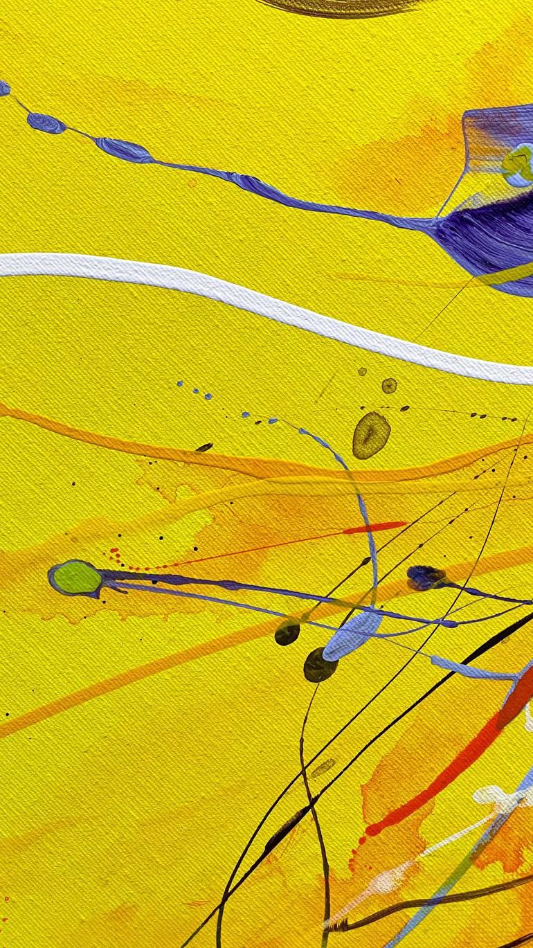 Original Abstract Expressionism Abstract Painting by Norris Yim