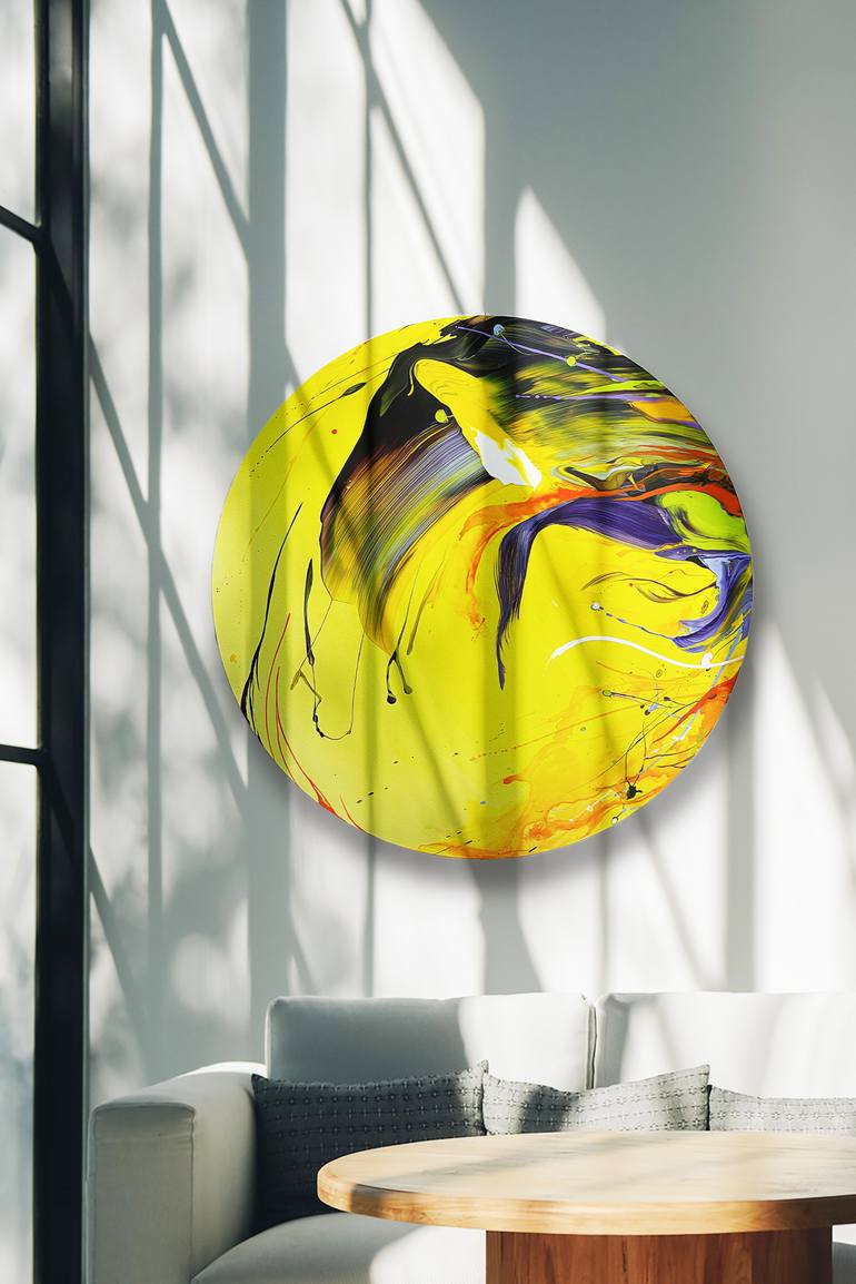 Original Abstract Expressionism Abstract Painting by Norris Yim