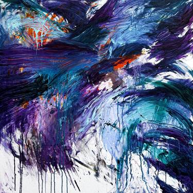 Original Abstract Expressionism Abstract Paintings by Norris Yim