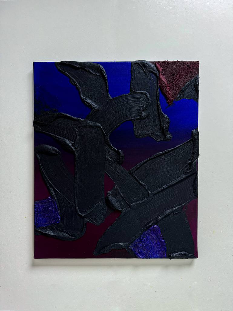 Original Abstract Expressionism Abstract Painting by Norris Yim