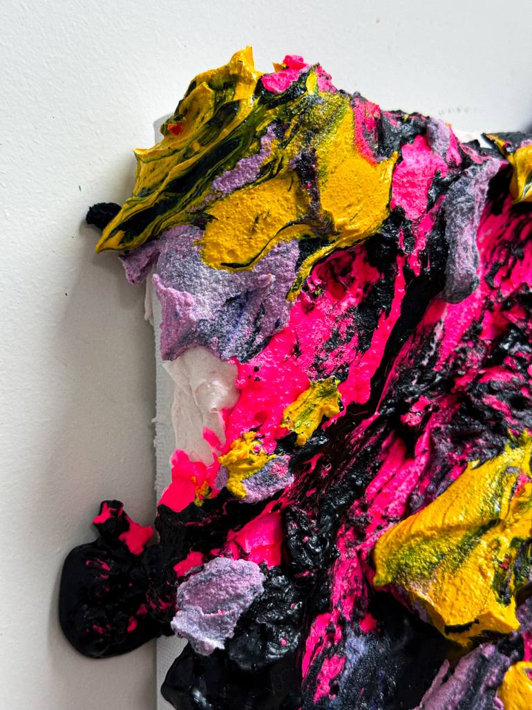 Original Abstract Expressionism Abstract Painting by Norris Yim