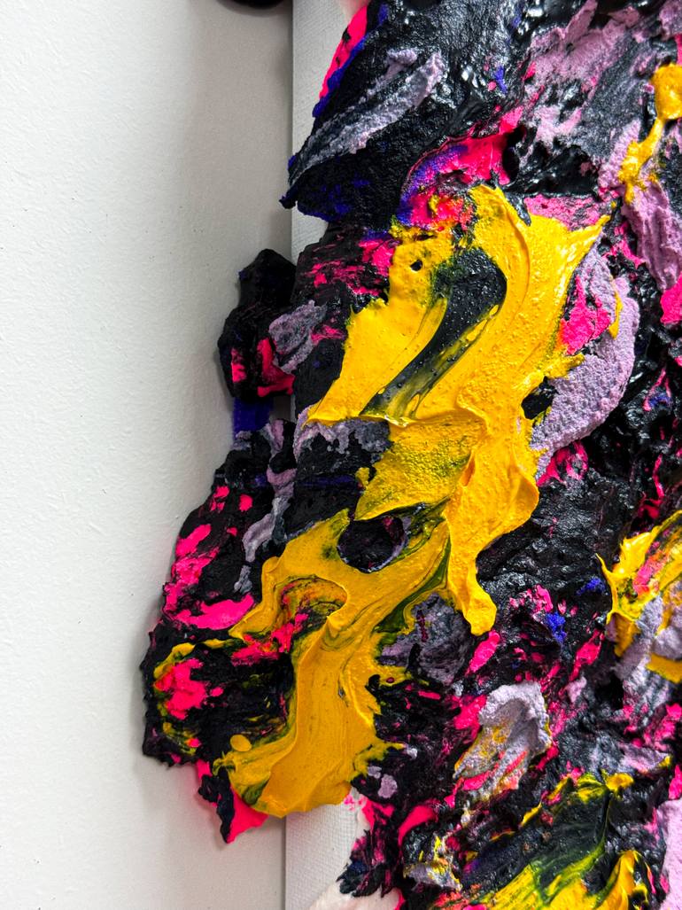 Original Abstract Expressionism Abstract Painting by Norris Yim