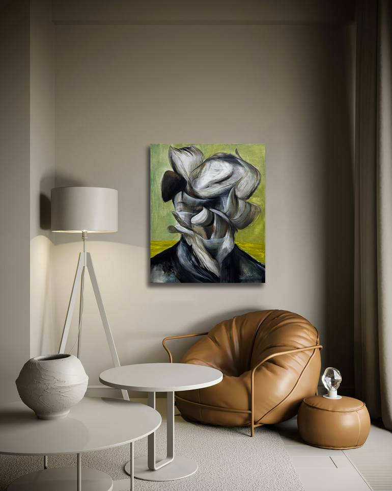 Original Abstract Expressionism Abstract Painting by Norris Yim