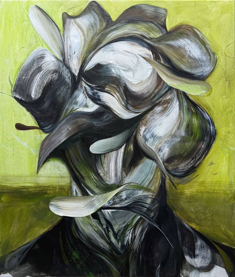 Original Abstract Expressionism Abstract Paintings by Norris Yim