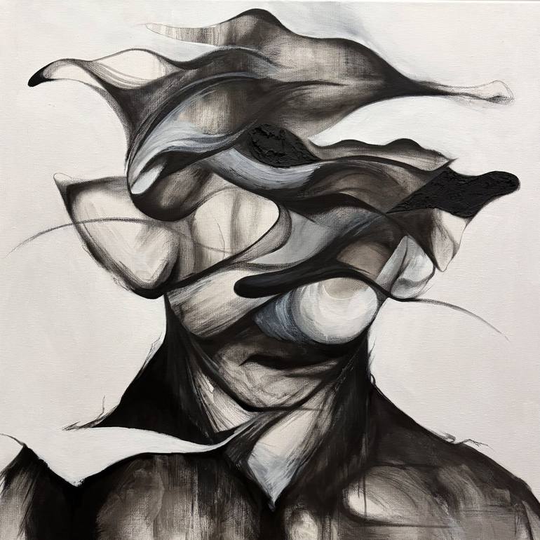 Original Abstract Expressionism Abstract Paintings by Norris Yim