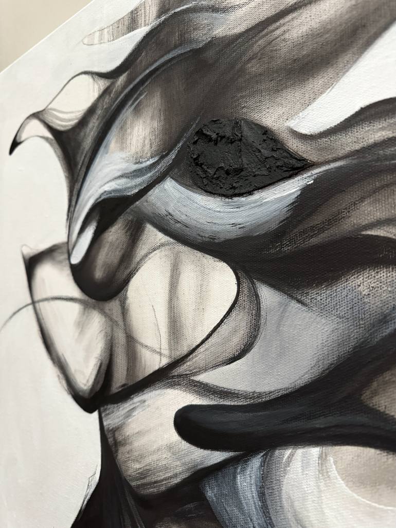 Original Abstract Expressionism Abstract Painting by Norris Yim