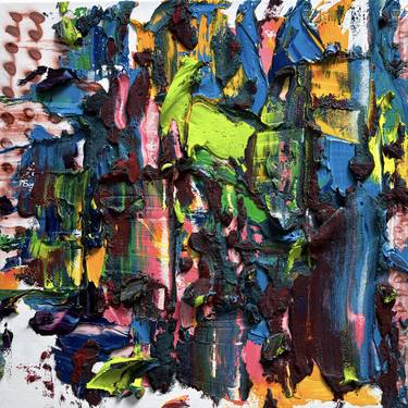 Original Abstract Expressionism Abstract Paintings by Norris Yim