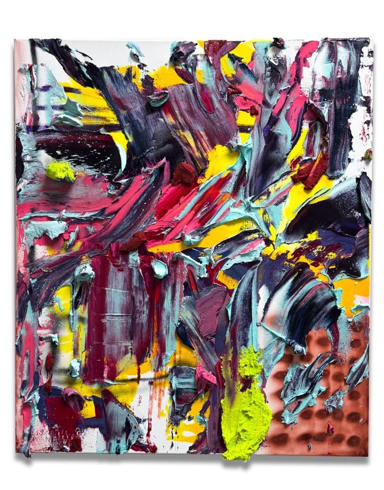 Original Abstract Expressionism Abstract Painting by Norris Yim