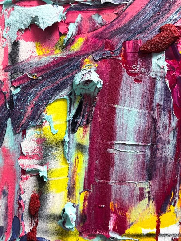 Original Abstract Expressionism Abstract Painting by Norris Yim