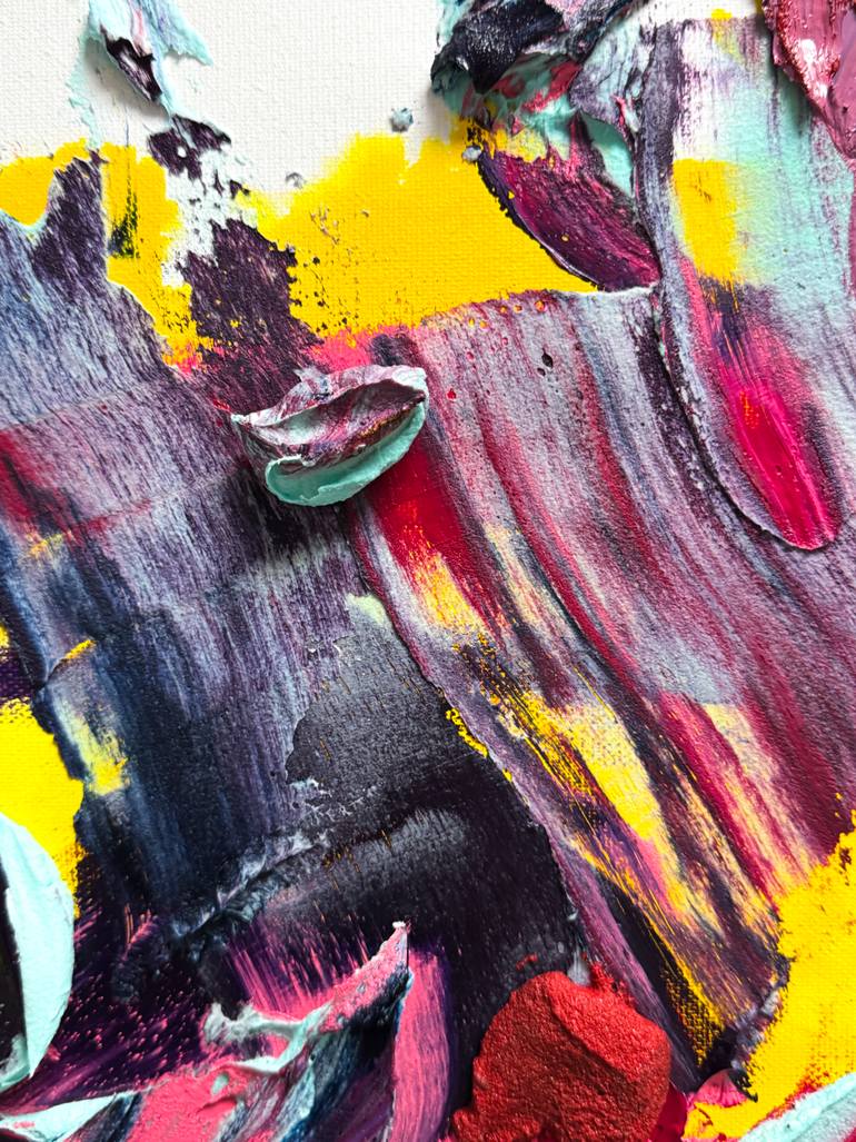 Original Abstract Expressionism Abstract Painting by Norris Yim