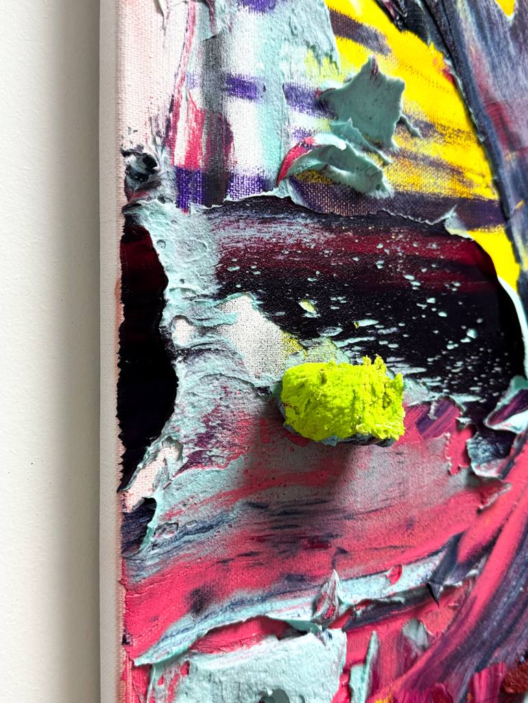 Original Abstract Expressionism Abstract Painting by Norris Yim