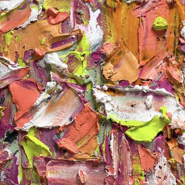 Original Abstract Expressionism Abstract Painting by Norris Yim