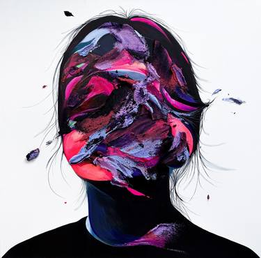 Original Abstract People Paintings by Norris Yim
