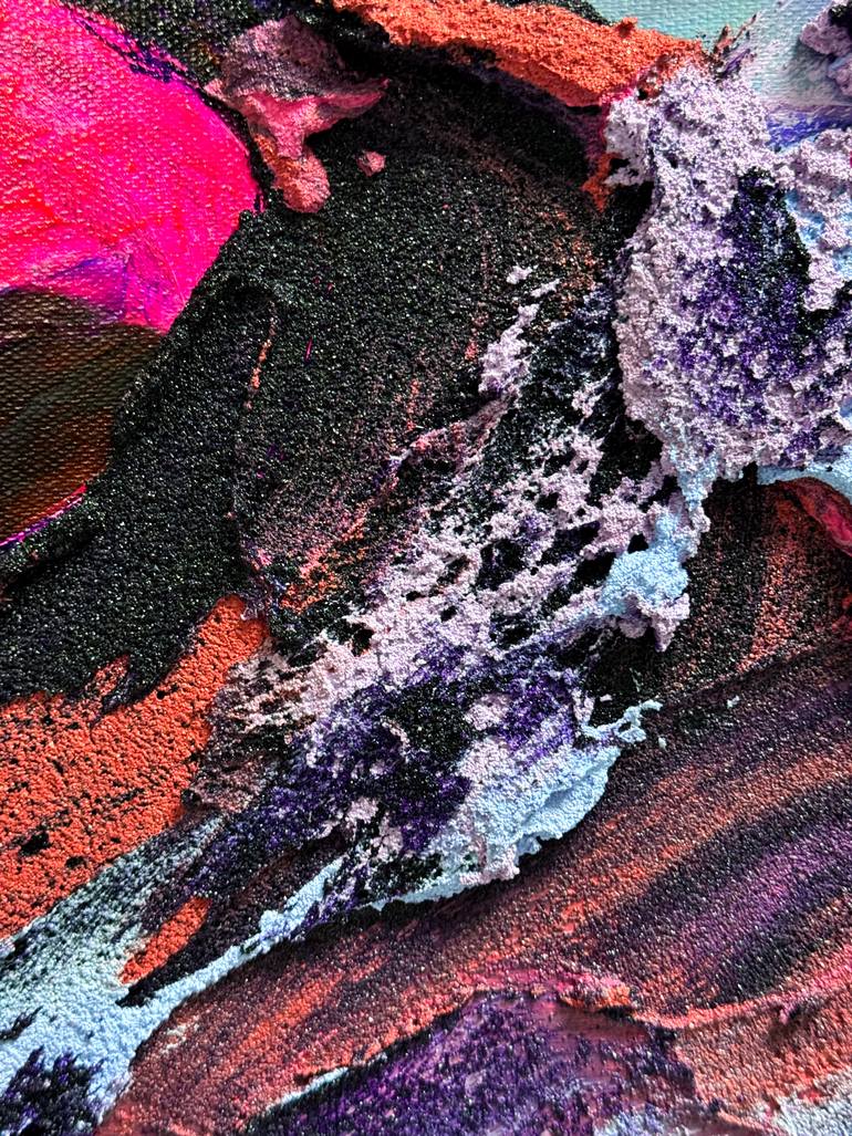 Original Abstract People Painting by Norris Yim