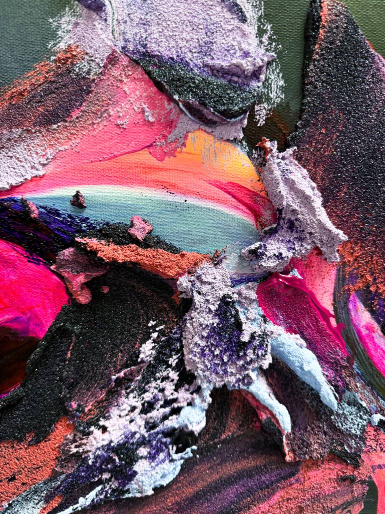 Original Abstract People Painting by Norris Yim