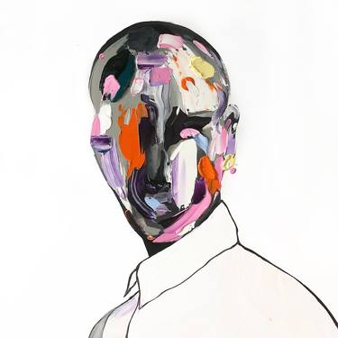 Print of Abstract Portrait Paintings by Norris Yim