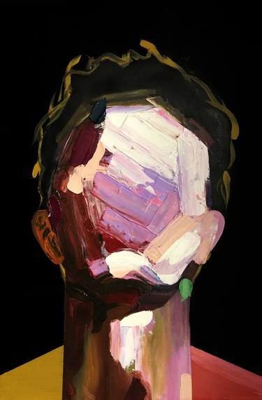 Print of Portraiture Abstract Paintings by Norris Yim