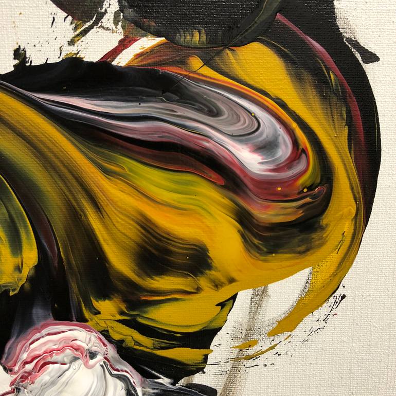 Original Abstract Expressionism Abstract Painting by Norris Yim