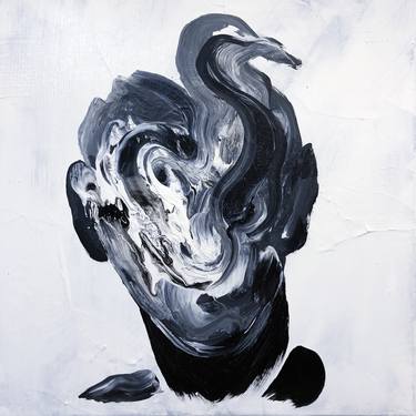 Print of Abstract Portrait Paintings by Norris Yim