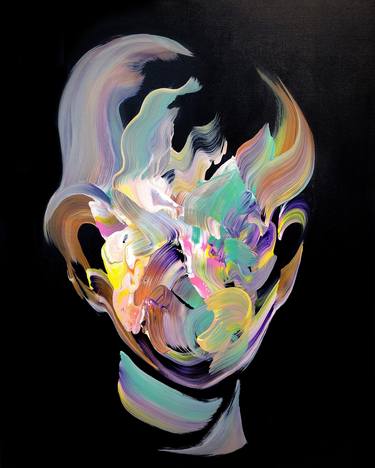 Print of Abstract Portrait Paintings by Norris Yim